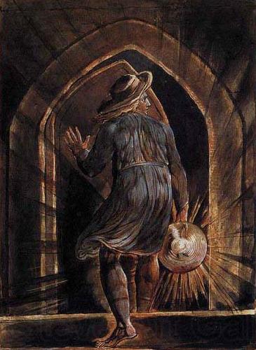 William Blake Los Entering the Grave France oil painting art